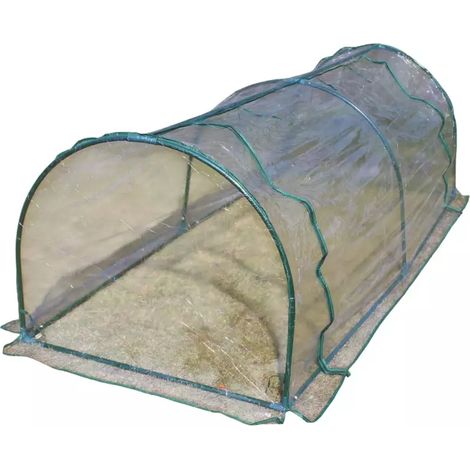 serra a tunnel eurogarden "anna" in acciaio e pvc 200x100x80 cm (1/3)