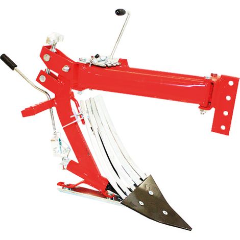 Charrue à barres décentrables 5 cm – Applicateur pour motobineuse – Fer robuste pour labourage précis – Compatible petits potagers – Bricoferr