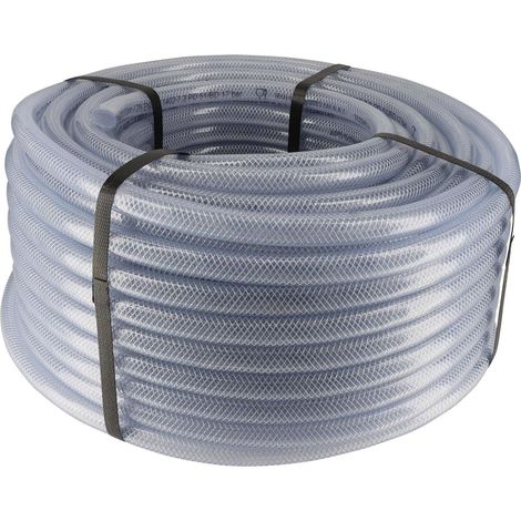 Tuyau flexible aspiration 50m - Tuyau spiralé PVC - Renforcé fil polyester - Tuyau liquide alimentaire - Fabrication française mm de diamètre - Diamètre 19mm (diamètre) mm (1/3)