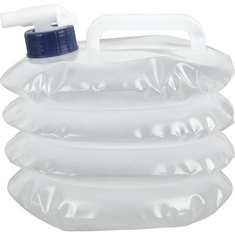 Récipient d'eau pliable avec robinet, pichet de stockage Portable, porte-réservoir pour Camping en plein air, randonnée, escalade, 3l (1/5)