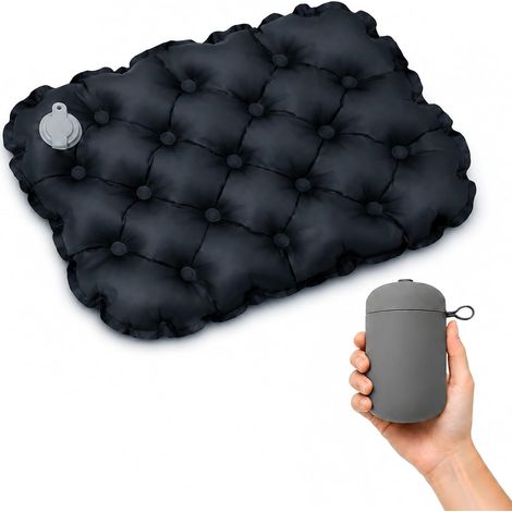 JSSEVN-Camping Coussin de Siège Gonflable, 40 30cm, Extérieur Coussin d'assise, Portable Tapis d'assise, Camping Coussins d'assise (1/5)