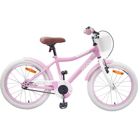 Teenpull – Kinderfahrrad 18 Zoll für 5-7 Jahre alt Hellrosa (1/5)