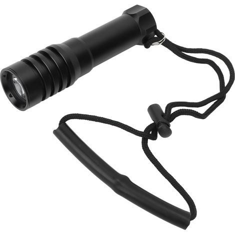 SST20 5000LM IPX6 Wasserdichte Taucherlampe, 100 Meter Unterwasserlampe, Unterwasser-Fotoleuchte aus Aluminium, Leistungsstarker Lichtstrahl zum Angeln und Bergen (DM001, Batterie nicht enthalten) (1/5)