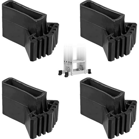 Pièces Couvre Pieds D'Échelle Non Slip Mat Échelle Pieds Couvre-Pied D'Échelle Pieds D'Échelle de Rechange Échelle Pied Couvre En Caoutchouc pour Échelle Télescopique,Échelle À Chevrons (1/5)