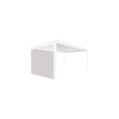 Store Latéral Zippé Blanc 3m Pour Pergola Bioclimatique Adossée S et SV ORIAL France (1/2)