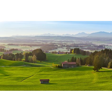 Papier peint panoramique naturel Bavière Paradisiaque (1/4)