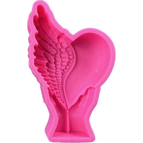 Moule en silicone pour bougies en forme de cœur, moules en résine, moules à savon DIY, moules de pâtisserie