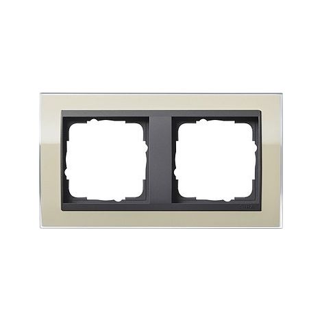 Cornice interruttore Gira 0212778 plastica lucida IP20