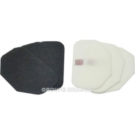 FILTRE FRITEUSE 3 VAPEUR 3 CHARBON ACTIF POUR FRITEUSE DELONGHI