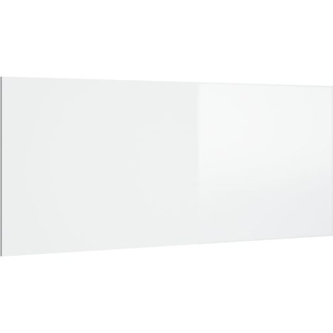 Testiera per Letto Bianco Lucido 200x1,5x80cm Legno Multistrato vidaXL