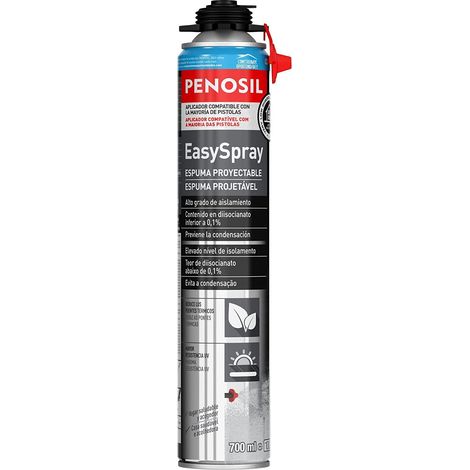 Scell-It – Mousse polyuréthane expansive pulvérisable 700 ML – Isolation thermique et acoustique – Applicateur pour surfaces inégales – Étanchéité à l'air