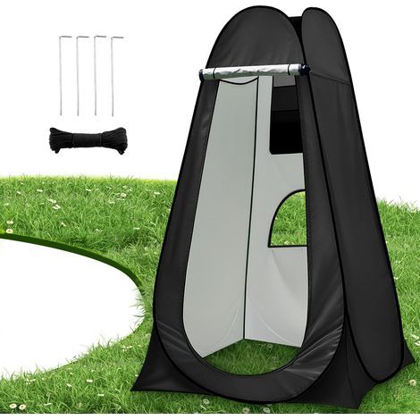 Tente de Douche Pop Up, Camping Tente de Toilette, Portable Tente à Langer Anti-UV, Cabine de Douche Camping pour la Plage, la pêche, la randonnée, Le Bain, l'extérieur (1/5)