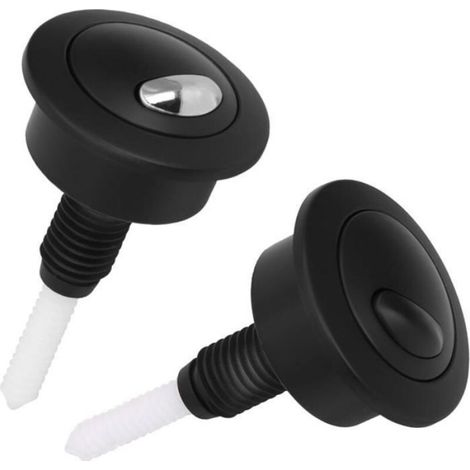 (8.7×4.8×4.8cm) (noir)Robinet de chasse d'eau à poignée de WC flotteur pour Siamp pour Optima 49 Noir Bouton poussoi (1/4)