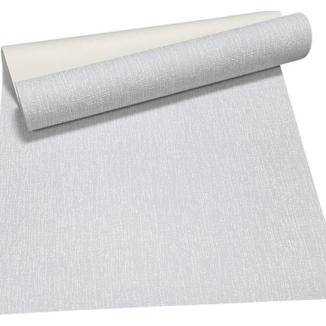 Plain Grey Textured Wallpaper HeavyWeight Embossed Thick Plain Linen Effect (1/4)