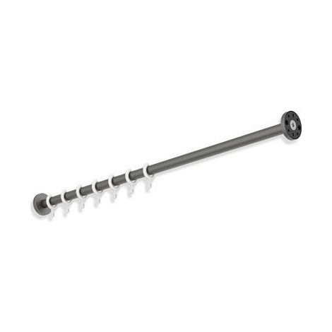 HEWI 900.34.40360 Tige VH, Ø 25 mm, L 2000 mm, 20 anneaux