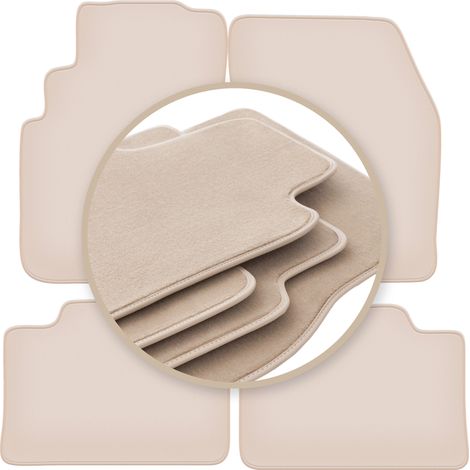 Alfombrillas PREMIUM beige para: Nissan Primera P10 familiar, liftback, sedán 1990-1998
