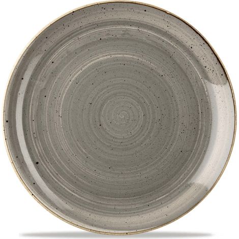 Assiette plate en pierre grise - 165 mm - Finedine (1/5)