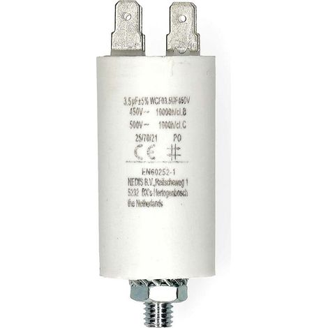 Nedis Multipack Kondensator / 3.5 uF / 450 V / Faston / 10 Stück - 10 Stück