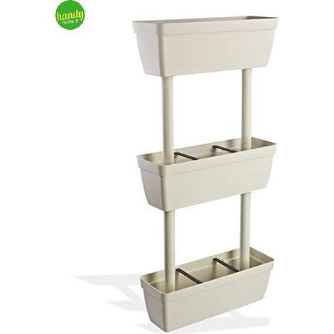 Fioriere verticali kit bianco 50x17 cm