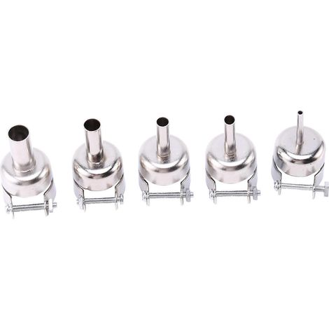 5 PCS Embouts Universels pour Stations de Soudage à Air Chaud 850 852D 898 858 (1/5)