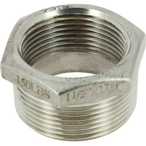 Réduction inox Mâle 1"1/2 Femelle 1"1/4