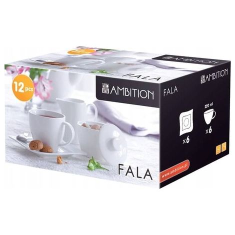 Juego de café Fala de 220 ml, 12 piezas, AMBITION (1/3)