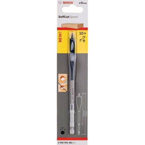 2608595482 - Mecchia per LEGNO , D.8mm , SELFCUT