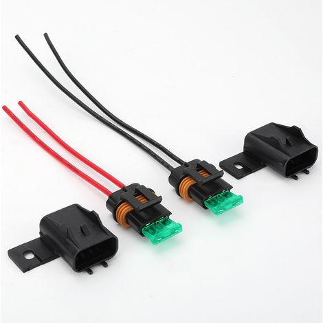 Waterproof fuse holder, 16AWG wire optional, waterproof 30A fuse box with cable, other wire gauges available, contact customer service for 40A.