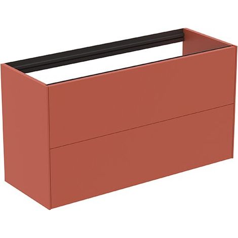 IDEAL STANDARD T4353Y3 meuble-bas WT Conca, 2 tiroirs (1/2)