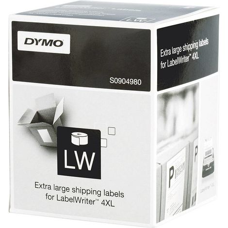 [GEBRAUCHT] B-Ware Dymo Etiketten Rolle S0904980 S0904980 159 X 104 Mm Papier Weiß 220 St.