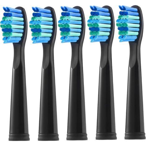Têtes de brosse de rechange pour Fairywill, lot de 5 têtes de brosse pour Fairywill FW-507/508/551/917/959, FW-D1/FW-D3/FW-D7/FW-D8 (1/5)