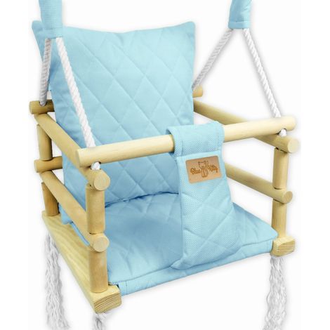 Kinderschaukel – für Haus und Garten 3-in-1 – Samtblau