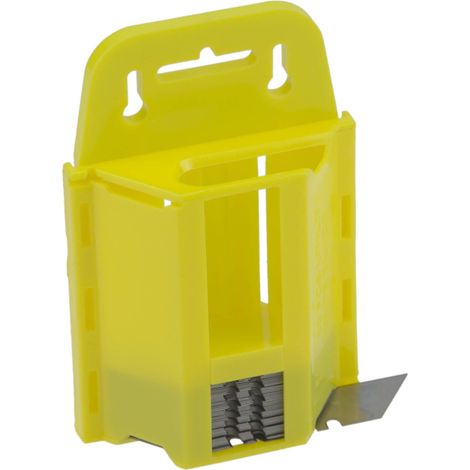 Trapezklingen 50 Stück im Dispenser Trapez Cutterklingen Spender