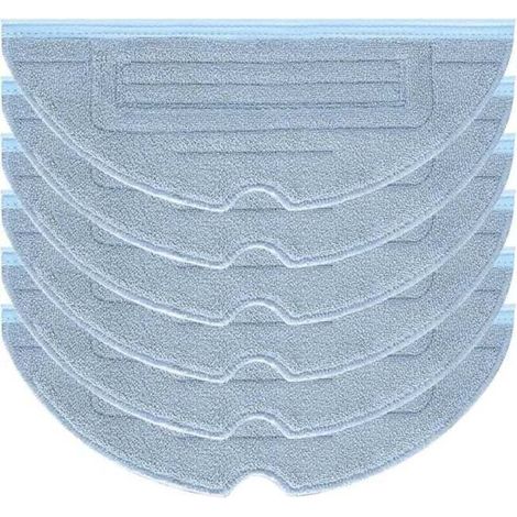 6pcs Serpillière pour Roborock S7 Pro Ultra S7 MaxV Ultra S7 Plus S7 Max Pièces de Rechange Accessoires pour Roborock S7 T7s T7s Plus Robot Aspirateur
