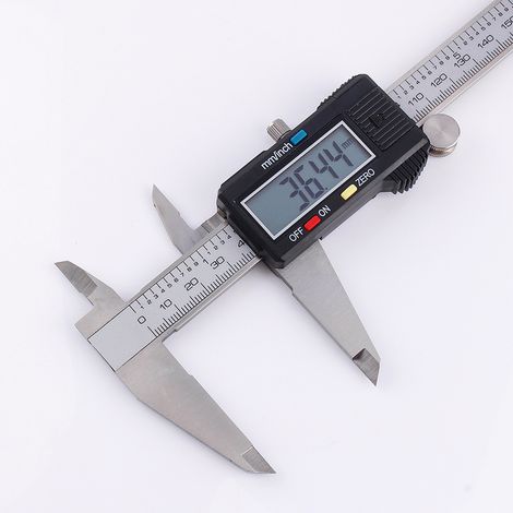 Digitaler Edelstahl-Messschieber, Digitaler Nonius, Elektronischer Tiefenmesser, Messwerkzeuge, Hohe Qualität (1/5)