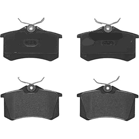 KIT PASTIGLIE FRENO POSTERIORI compatibile con SEAT CORDOBA (6L2) / PASTIGLIE FRENANTI AUTO OEM P 85 020 , / SOSTITUZIONE DIRETTA / BASSA POLVERE / SILENZIOSO