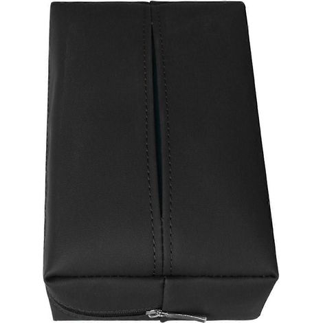 Boîte à mouchoirs suspendue pour voiture, porte-mouchoirs avec lanière en cuir Nappa, boîte à mouchoirs pour la banquette arrière de la voiture (1/5)