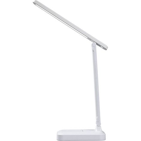 Lampe de Table LED Rechargeable USB, Pliable et Anti-Lumière Bleue, Commande Tactile pour Bureau et Chambre, Blanc Ivoire (1/5)