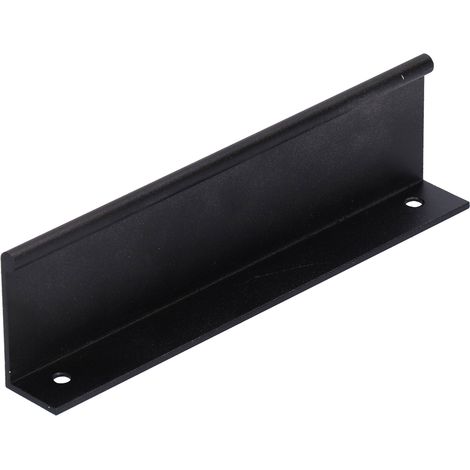 Poignée de tiroir en aluminium renforcé pour placard et armoire, poignée de tirage noire 128 mm, quincaillerie moderne pour meuble maison. (1/5)