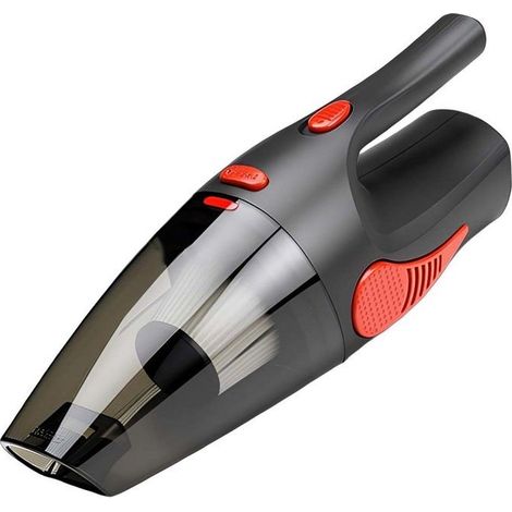 Aspirateur Portable pour Voiture 80W DC12V Compact et Puissant Noir