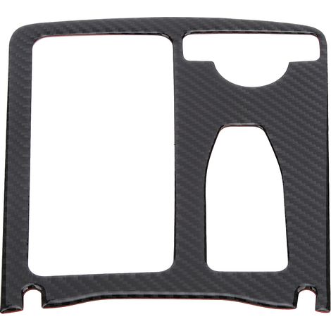 Eosnow Garniture de porte-gobelet d'eau de console centrale auto-adhésive, accessoires résistants aux intempéries protégés contre les UV, pour la décoration de voiture Mercedes-Benz Classe C W204 07-1