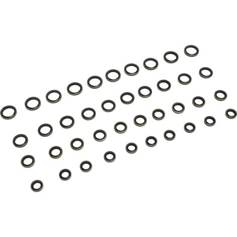 Arandelas para línea de combustible - 40 piezas - 8, 10, 12, 14 mm - Juntas de arandelas para Dodge Ram (1/5)