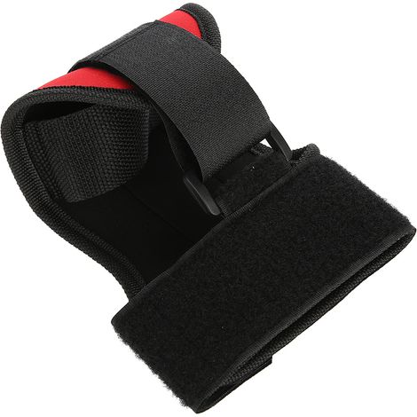 Gants noirs à doigts fixes auxiliaires pour la rééducation de la main et du poing 02