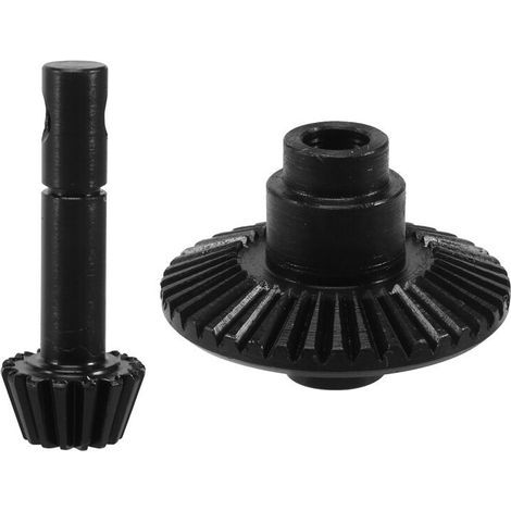 Couronnes et pignons coniques hélicoïdaux renforcés 40T et 15T pour essieux Yota RC4WD TF2 D90 Gelande II 1/10 (1/3)