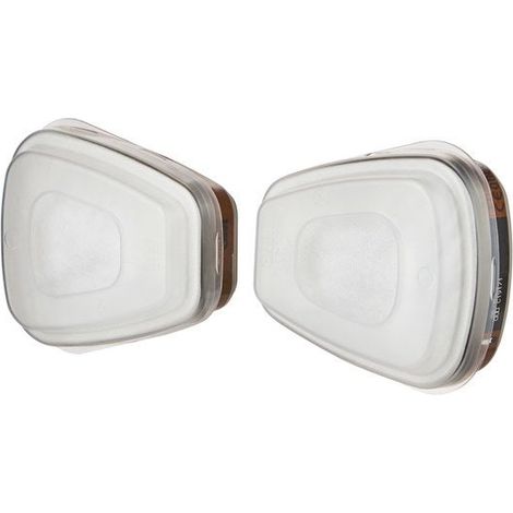 3M – Cartouche de rechange A2P3 pour masque de protection – Filtration contre gaz et vapeurs organiques – 1 unité – Pour vapeurs biologiques