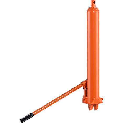 Mophorn Gato hidráulico de ariete largo, cilindro de elevación de motor de 8 toneladas con bomba de doble pistón y base de horquilla, cilindro de ariete hidráulico para polipastos de elevación de moto (1/5)