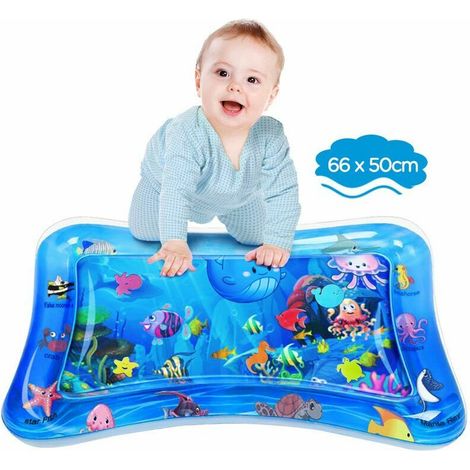 Ensoleille – Aufblasbare Baby-Wassermatte 65 x 50 cm – BPA-freies PVC – Schwimmspielzeug aus Schaumstoff – Fördert Muskelentwicklung und Hand-Augen-Koordination (1/5)