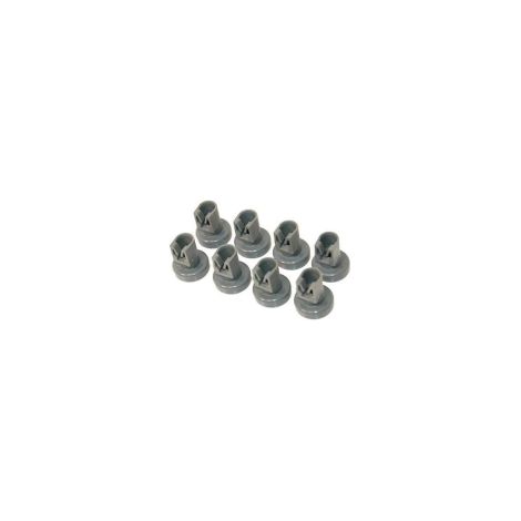 8 Ruedas cesta superior lavavajillas 50286967000 AEG, ARTHUR MARTIN, ARTHUR MARTIN ELECTROLUX, ELECTROLUX, FAURE, IKEA, IKE
