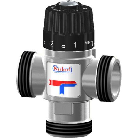Valvola miscelatrice termostatica 1"" GZ 35-60°C, portata 2,5 m³/h, inferiore (1/2)