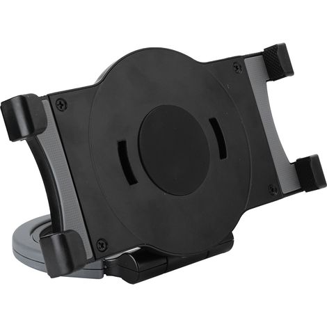 Support de bureau pour tablette/ordinateur portable 7-10 pouces, poignée rotative à 360°, anneau de support noir (1/5)